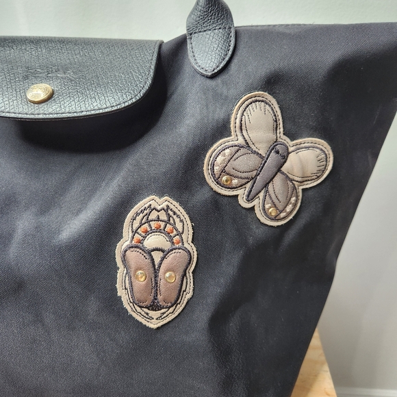 Longchamp Limited Edition Insect Series Le Pliage Shoulder Bag - Picture 4 of 16